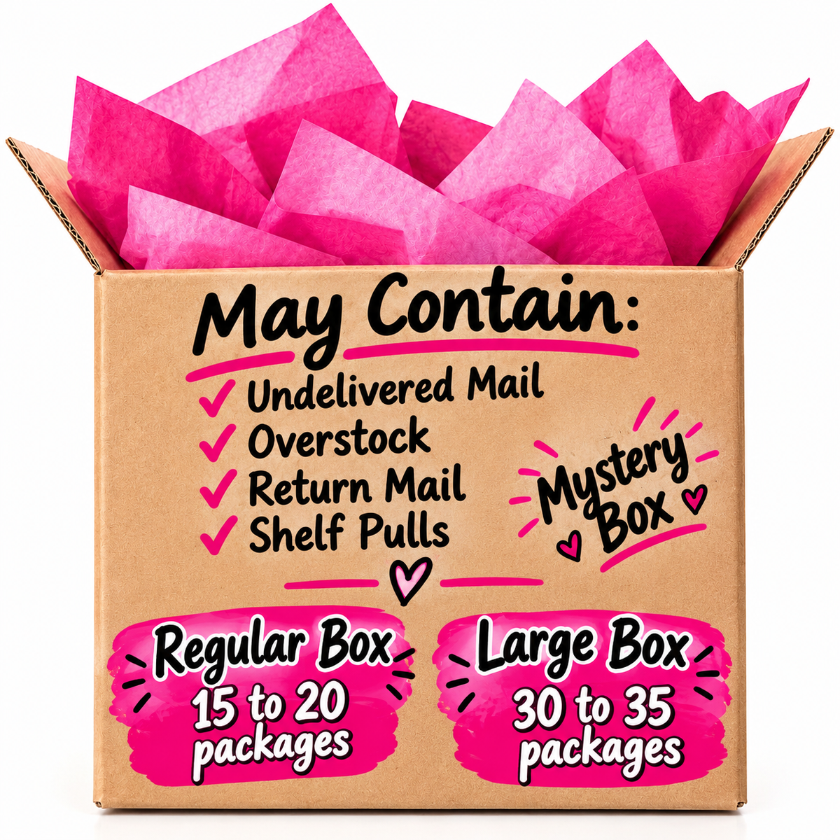 Medium size mystery box