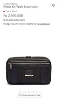 Retro Tumi shaving bag