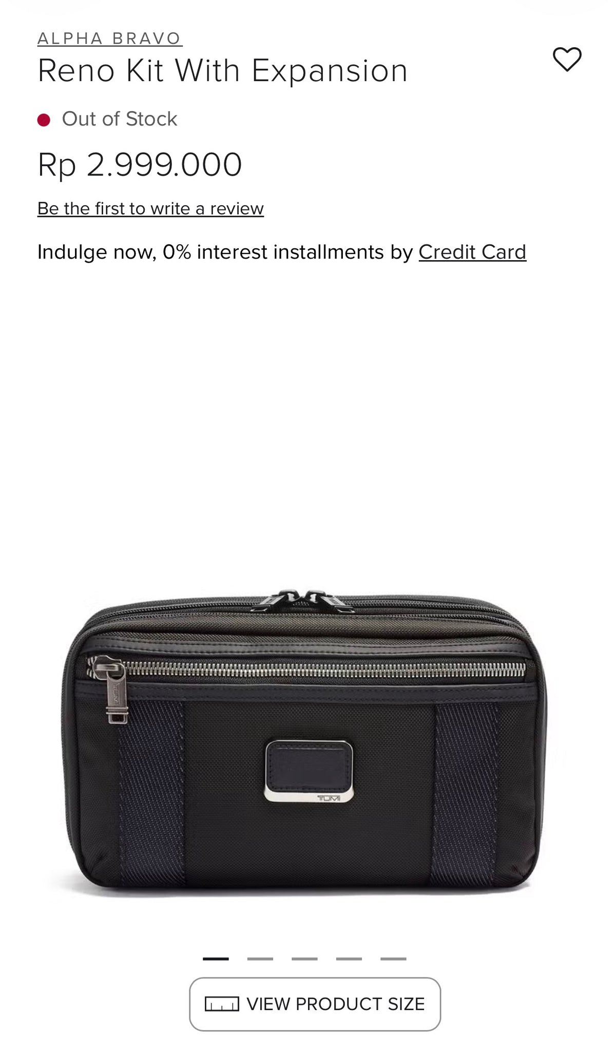 Retro Tumi shaving bag